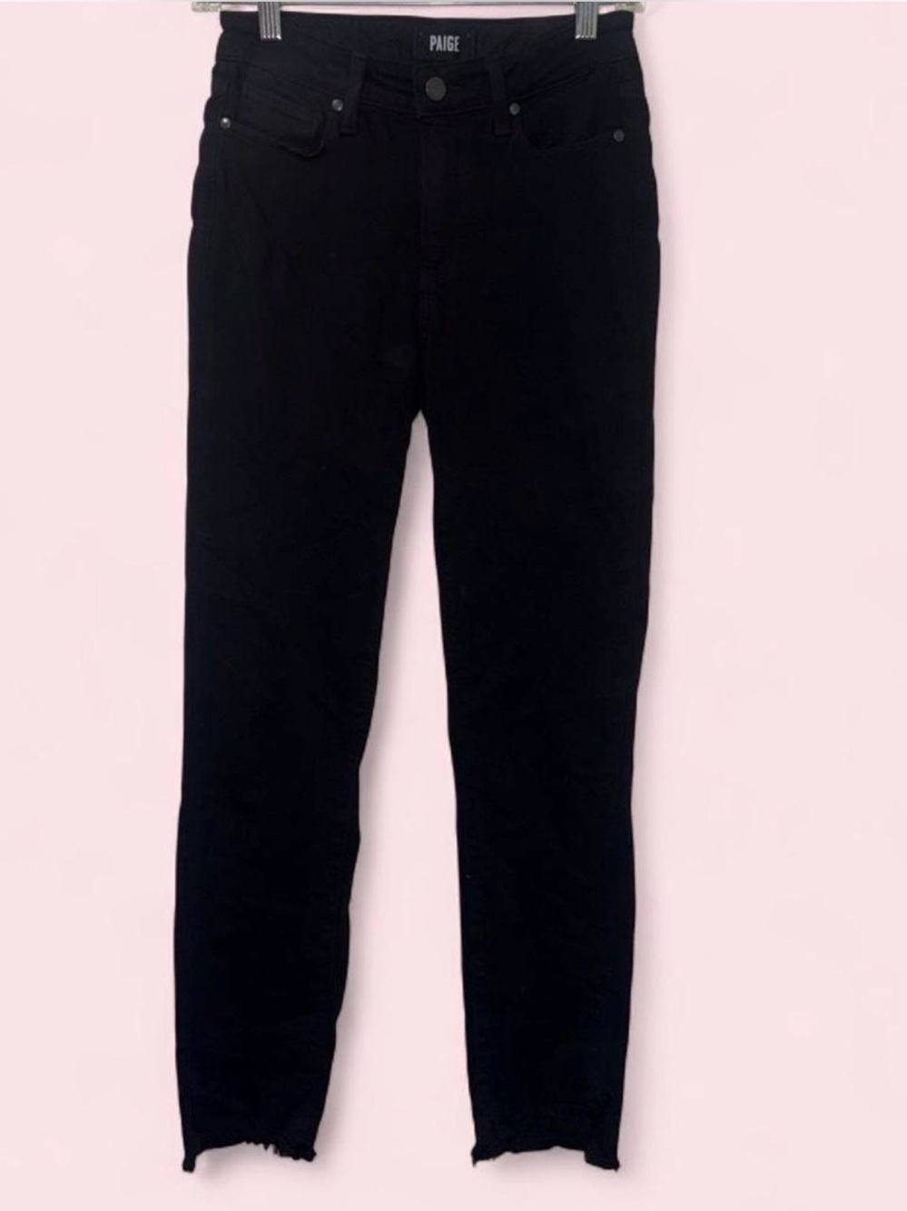 PAIGE Black Slim Chinos for Women